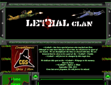 Tablet Screenshot of lethalclan.com